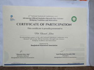 Presentation at the 19th National Statistical Conference 2025